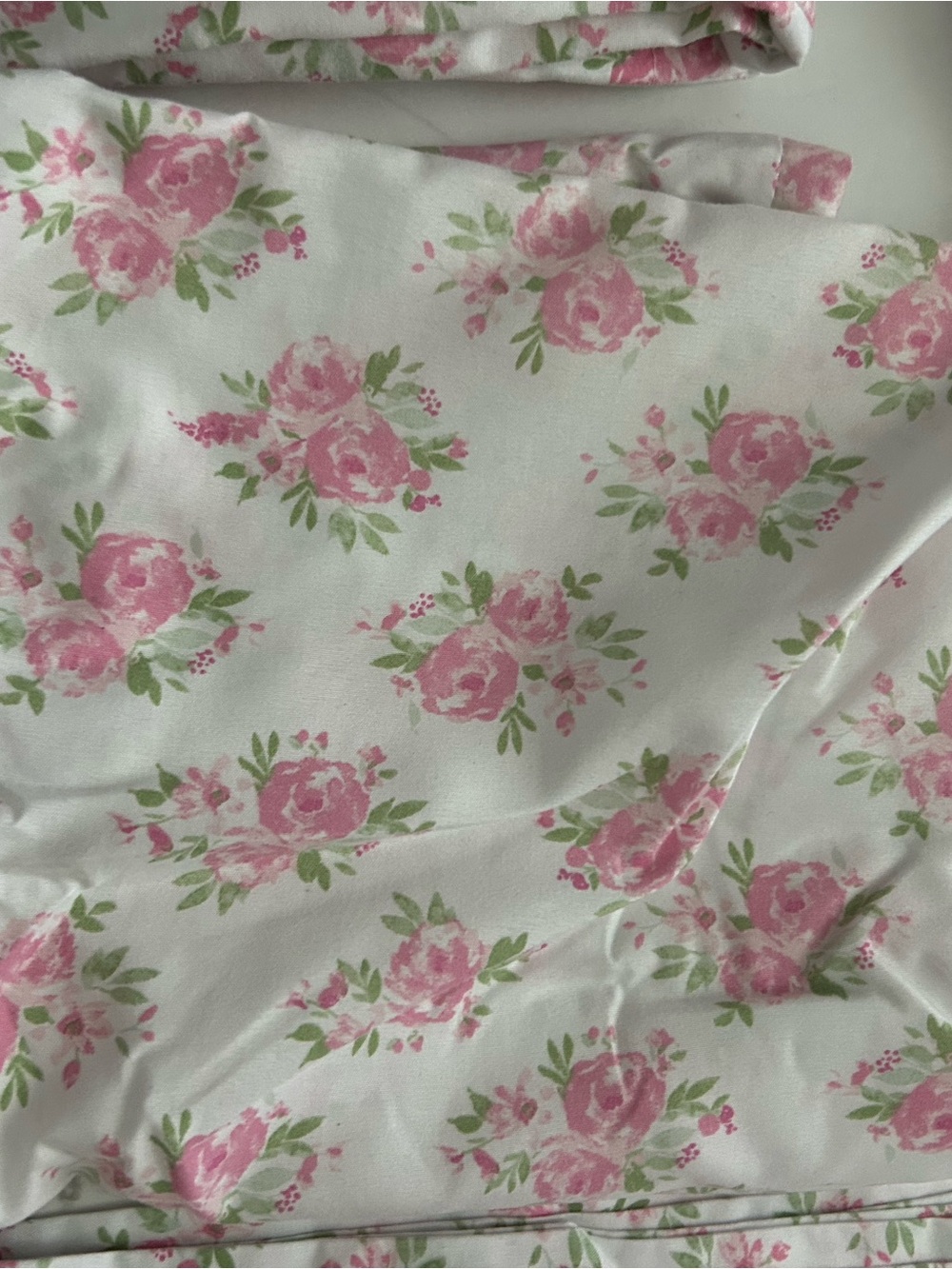 Floral Pink Rose Bedding Set - Classic Floral Print - Picture 9 of 16